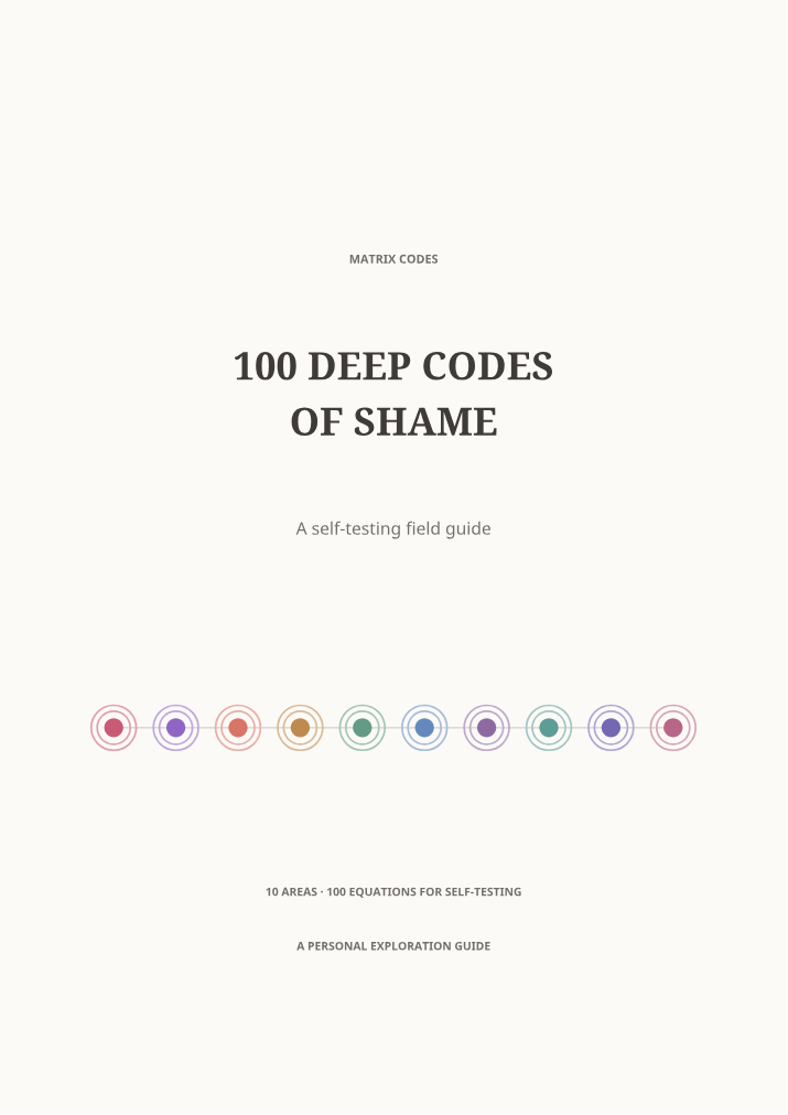 Cover of 100 Deep Codes of Shame, one of the free PDF packs